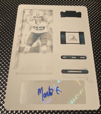 2022 Contenders - Rookie Ticket Martin Emerson 1/1 Printing Plate Auto Browns