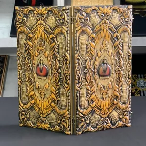 Wooden Backgammon Board Set 46cm (18") Crown Design, Gift for Him, Tabletop Game - Picture 1 of 7