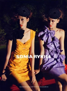 2010 Sonia Rykiel Alana Zimmer Marike Le Roux fashion 1-page MAGAZINE AD - Picture 1 of 1