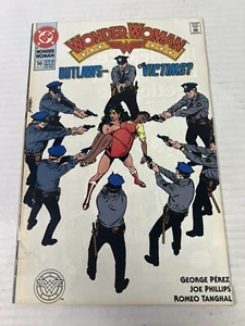 DC Comics Wonder Woman Issue #56 Outlaws Or Victims Comic Book 1991 - Picture 1 of 9