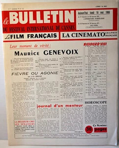Très rare revue " LE BULLETIN du F.I. de Cannes "- N° 12 du 16/5/1966 -36 pages - Picture 1 of 8