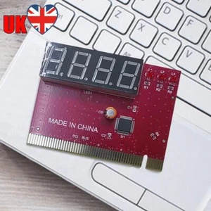 PC 4-digit Code Mainboard Motherboard Diagnostic Analyzer Tester PCI Card - Afbeelding 1 van 5