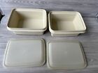 2 Tupperware Freeze N Save Ice Cream Keeper Container #1254
