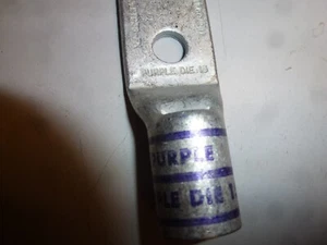 Burndy YAV28L-2TC38-FX 4/0 AWG 2 HOLE COMP LUG (LOT of 2) - Picture 1 of 4