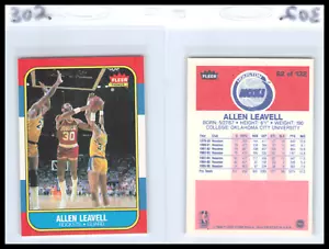 1986 Fleer basketball #62 Allen Leavell Houston Rockets EX 302 - Picture 1 of 1