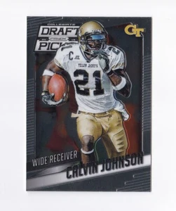 2015 Panini Prizm Draft Picks #22 Calvin Johnson Detroit Lions Georgia Tech - Picture 1 of 2