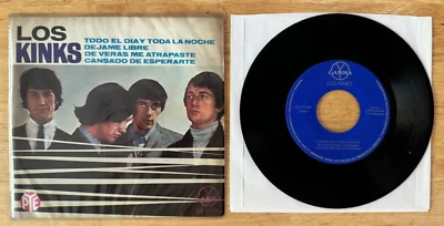45 7" SPAIN EP THE KINKS ALL DAY AND ALL OF THE NIGHT - Image 1 of 2