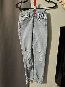 Lot of Girls Size 10 Jeans & Jegging Crop (Justice, Silver, Cat & Jack) - Picture 1 of 21