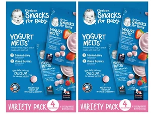 Yogurt Melts Freeze-Dried Yogurt Snacks, Strawberry/Mixed Berries, 1 Oz. Pouc... - Picture 1 of 12