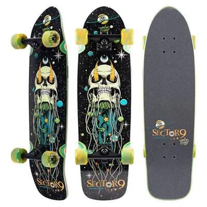 Longboard Sector 9 Chop Hop Charge Doppio Kick Cruiser Completo - Foto 1 di 6