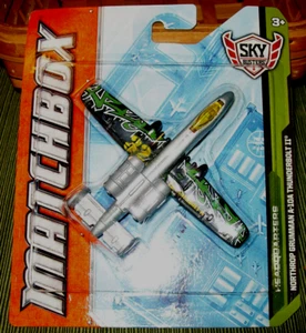Matchbox Sky Busters A-10 Thunderbolt II Warthog MBX Headquarters 2012 W5356 BLK - Picture 1 of 5