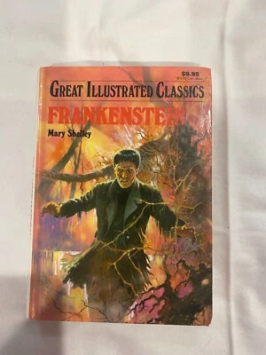 Great Illustrated Classics: Frankenstein by Mary Shelley Hardcover - Image 1 of 3