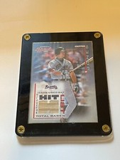 2002 Donruss Originals Chipper Jones HitList Game Used Bat Relic 317/359 Braves