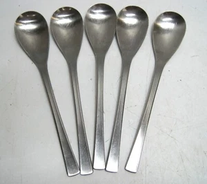 5 Stück Suppenlöffel Mid Century Danish Modern Besteck Gero Zilmeta ZIL11 - Bild 1 von 3