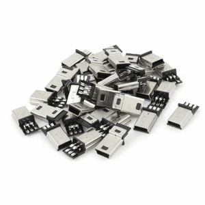 35Pcs Mini USB 5Pin Type B Male Connector PCB Mounting Jack Socket - Picture 1 of 1