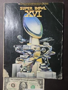 SUPERBOWL XVI Official Game Program 1982 Cincinatti BENGALS San Francisco 49ERS - Picture 1 of 1