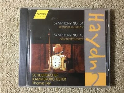 Joseph Haydn Symphonies 64 & 45 Composer Thomas Fey Conductor Hanssler 1999 New - Image 1 of 2