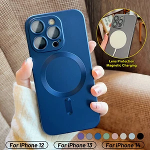 Für iPhone 16 15 14 Pro Max 13 12 MagSafe Überzug Case Slim Linse Schutz Cover - Bild 1 von 26