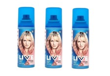 Schwarzkopf Live Instant Hair Colour Spray Rose Gold (3x 120ml)