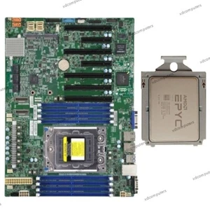 Supermicro H12SSL-i ATX Server Motherboard + AMD EPYC 7B13 CPU Processor Combos - Afbeelding 1 van 3