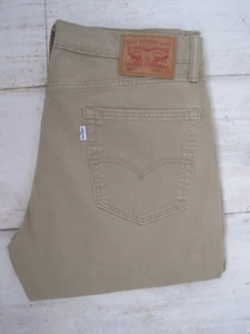 Levi's 511 Herren Jeans W34 L32 Stretch 34/32 beige / khaki - Bild 1 von 9