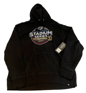 '47 Brand NHL Stadium Series Nashville 2022 Black Hoodie Neon Logo Neu mit Etikett 95 $ - Bild 1 von 4
