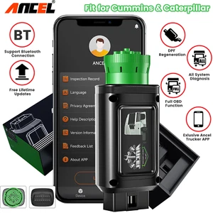 ANCEL HD100 Diesel Heavy Duty Truck Scanner DPF Regen Diagnostic for Cummins CAT - Picture 1 of 8