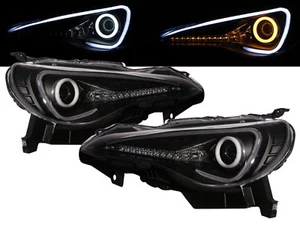 FR-S 12-present Cotton Halo Dynamic Turn Signal D4S Headlight BK for SCION RHD - Picture 1 of 6