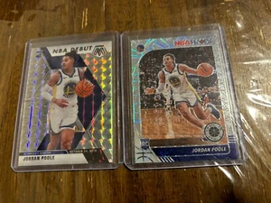 2019-20 Panini Mosaic Silver Prizm #261 Jordan Poole Rookie Cards NBA Hoops - Picture 1 of 2