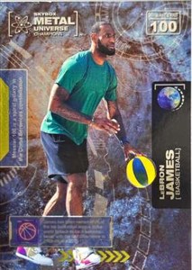 2021 Skybox Metal Universe Champions #100 LEBRON JAMES