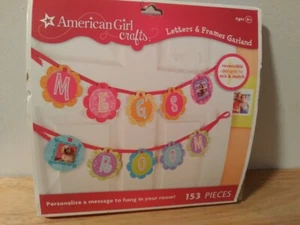 American Girl® Letters & Frames Garland Personalize with 153 Pieces Mix & Match - Picture 1 of 1