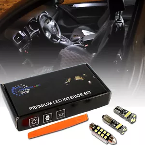 SET Innenraumbeleuchtung Innenraum 11 LED SMD Birnen Weiß für Golf 6 VI - Bild 1 von 12