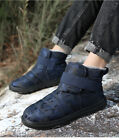 Mens Casual Outdoor Skating Ankle Boots Winter Warm Thick High-Top Cotton Shoes