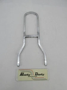 Harley-Davidson Chrome 18.5" Tall Sissy Bar Upright Bracket 8.25" Wide - Picture 1 of 10