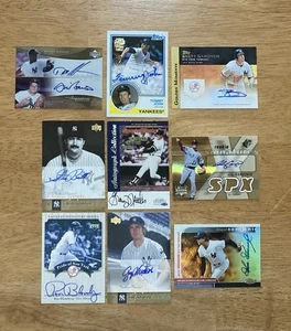 N.Y. YANKEES 10 autos, 9 cards- Gossage, T.John, Gardner,Nettles,Gooden, Bouton - Picture 1 of 1