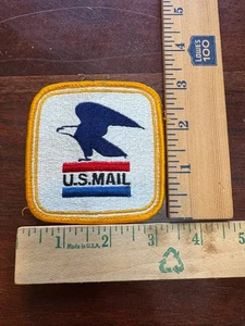 1980's US MAIL PATCH - MAIL CARRIER - POSTMAN -POST OFFICE - NEW OLD STOCK - Picture 1 of 2