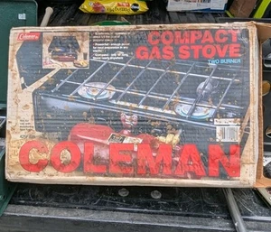 Coleman Compact Gas Stove Vintage 2 Burner Camping Stove NOS Coleman 425F499  - Picture 1 of 7