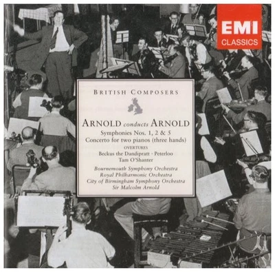 Arnold conducts Arnold: Symphonies Nos. 1, 2 & 5 etc -  CD 6QVG The Cheap Fast - Image 1 of 2