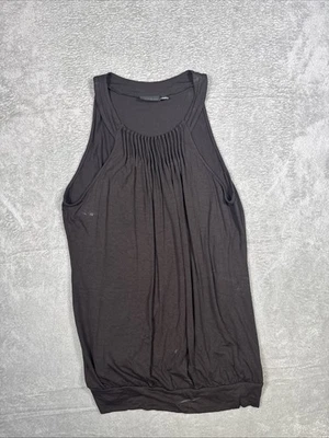 Blusa sin mangas para mujer The Limited marrón talla grande Foto 1 de 4