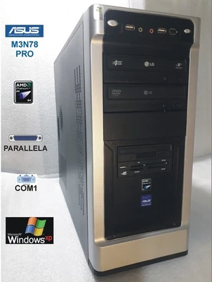 ASUS M3N78 PRO - AMD PHENOM QUAD CORE - PARALLELA - WIN XP - TESTATO FUNZIONANTE - Immagine 1 di 4