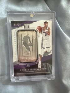Tyrese Haliburton Impeccable Silver Bar Rookie /20 - Picture 1 of 4