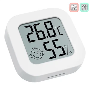 LCD Digital Thermometer mit Hygrometer Temperaturmessung Luftfeuchtigkeit Haus - Bild 1 von 8