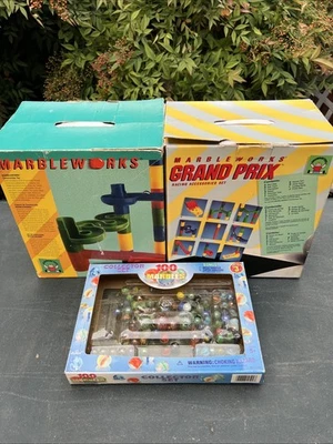 Discovery Toys Marble Works Grand Prix & Discovery Set Marble Run Complete 57pcs - Image 1 of 4