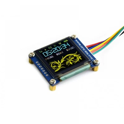 1.5" 128x128 OLED Display Module, RGB, SPI Interface Arduino Raspberry Pi - Image 1 of 4