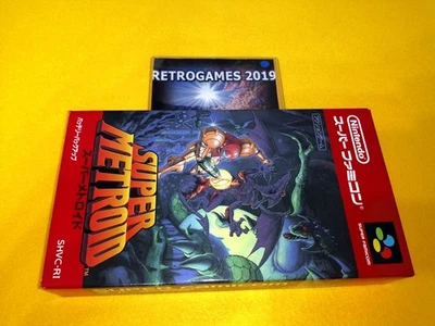 SUPER METROID + CARD NINTENDO  SUPER FAMICOM / SNES - Image 1 of 4