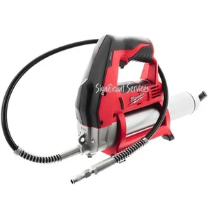 Milwaukee Bare-Tool Milwaukee 2446-20 M12 12-Volt Cordless Grease Gun (Tool Only - Picture 1 of 7