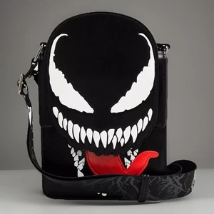¡Bolso Bandolera Marvel Venom Figura Brilla en la Oscuridad Nuevo con Etiquetas! - Imagen 1 de 7