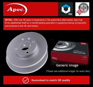 2x Brake Discs Pair Solid fits MINI CONVERTIBLE COOPER R57 2.0D Rear 09 to 15 - Picture 1 of 2