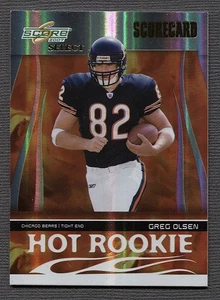 Tarjeta de puntuación Score Select Hot Rookies 2007 #HR-10 Greg Olsen RC/100 - Imagen 1 de 2