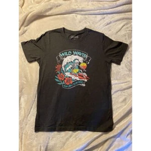 Wild Waves Malibu Surfing Skull Shirt Large - Picture 1 of 7